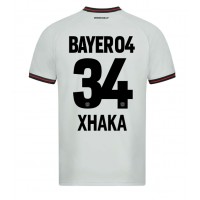 Bayer Leverkusen Granit Xhaka #34 Bortatröja 2023-24 Korta ärmar